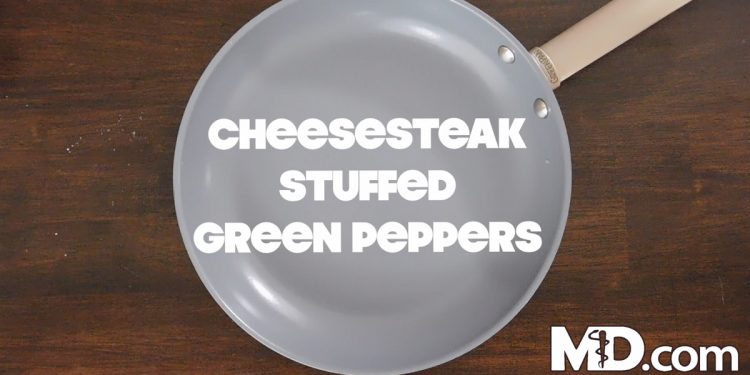 Cheesesteak Stuffed Green Peppers - MDelicious!