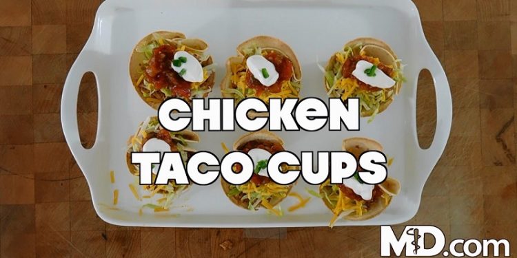 Chicken Taco Cups - Recipe Video | MDelicious!