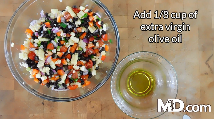Corn Salad Recipe - Add Extra Virgin Olive Oil