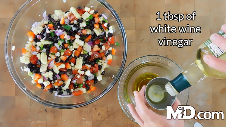 Corn Salad Recipe - Add White Wine Vinegar