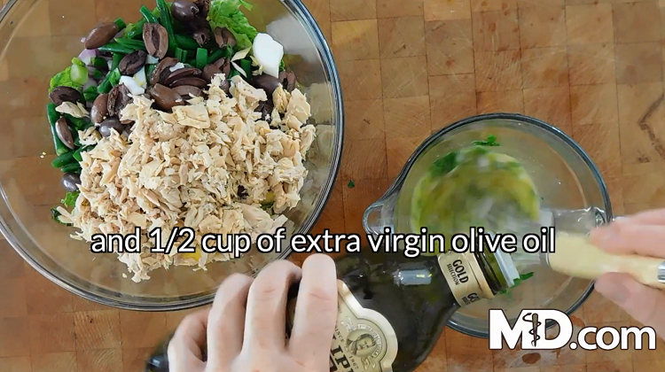 Nicoise Salad Recipe - Add EVOO