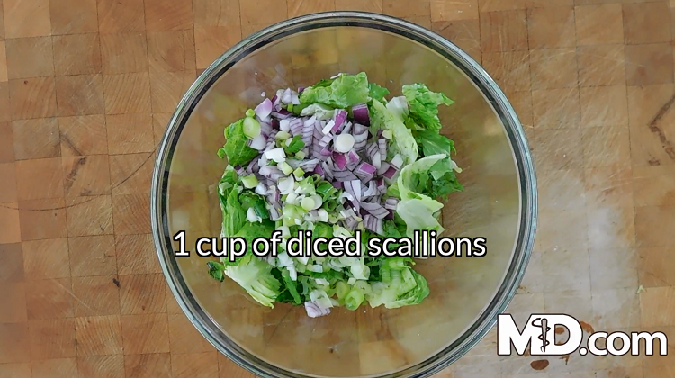 Nicoise Salad Recipe - Add Diced Scallions