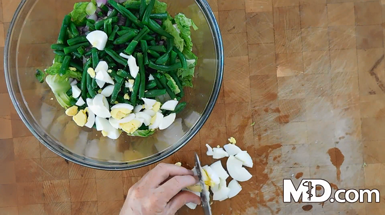 Nicoise Salad Recipe - Add Chopped Hardboiled Eggs